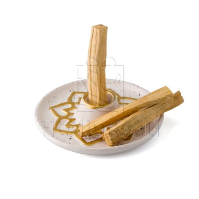 El Yapımı Seramik Mandala Temalı Ağaç Tütsülük - Görsel 2