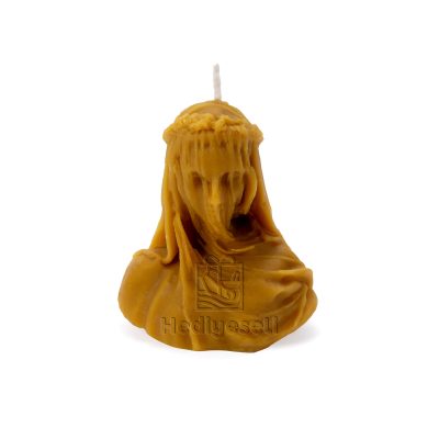 Örtülü Kadın Balmumu Mum - Görsel 1